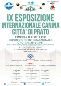 IX esposizione internazionale canina Città di Prato - 23 giugno 2024